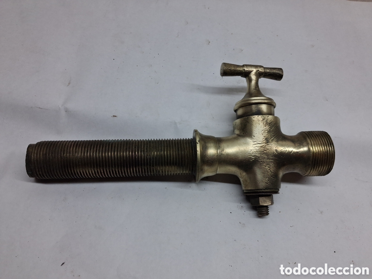 Antig&uuml;edades: Gran grifo bronce barrica - Foto 5