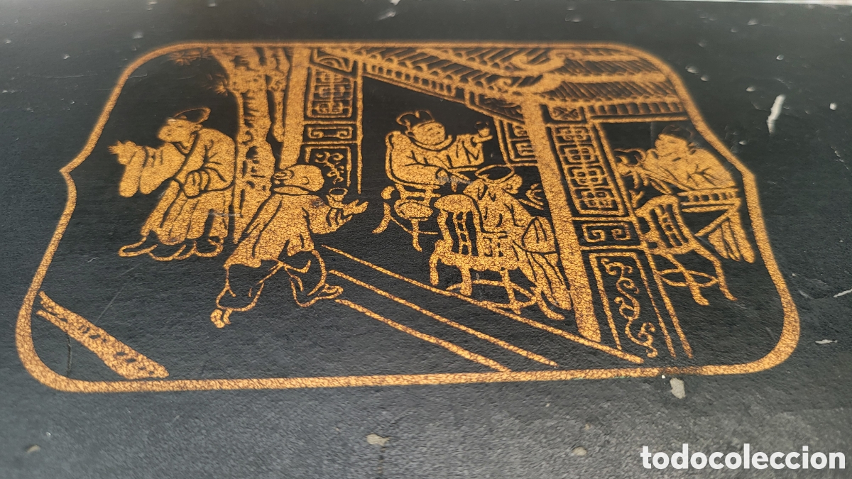 Antig&uuml;edades: ANTIGUA CAJA BOTELLERO CHINA