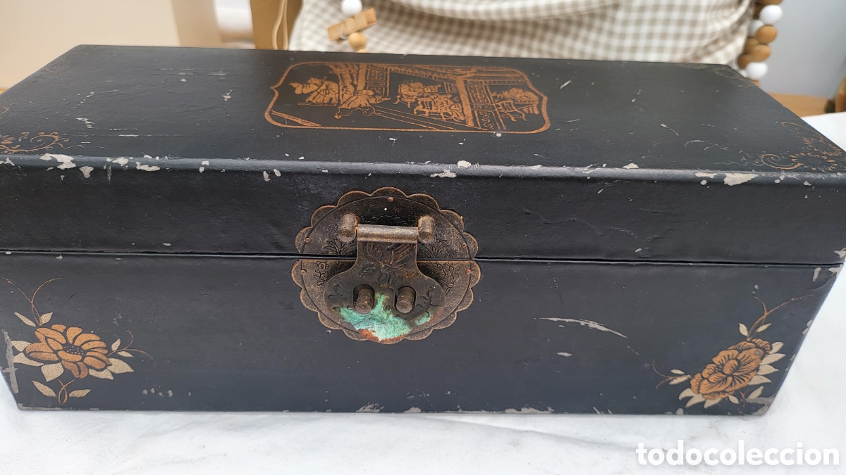 Antig&uuml;edades: ANTIGUA CAJA BOTELLERO CHINA