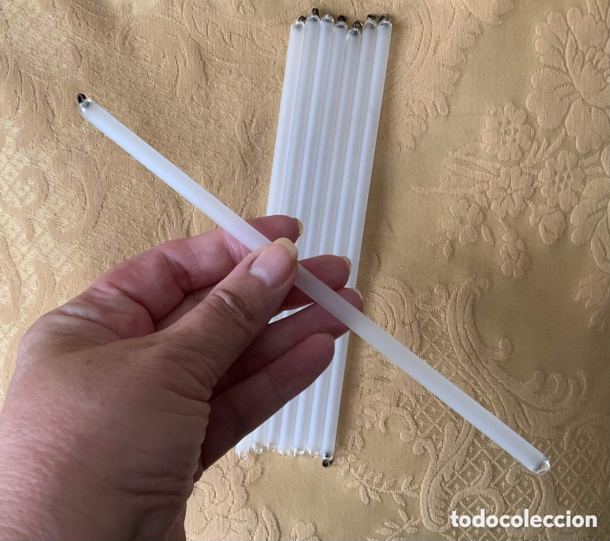 Antig&uuml;edades: LOTE 10 LAGRIMAS TIPO BAST&Oacute;N 18,5 CM