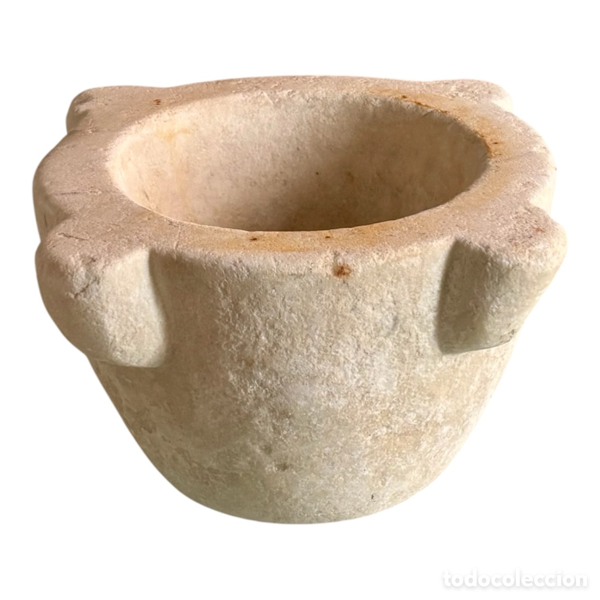 Antig&uuml;edades: Mortero de piedra Circa 1.900. - Foto 1