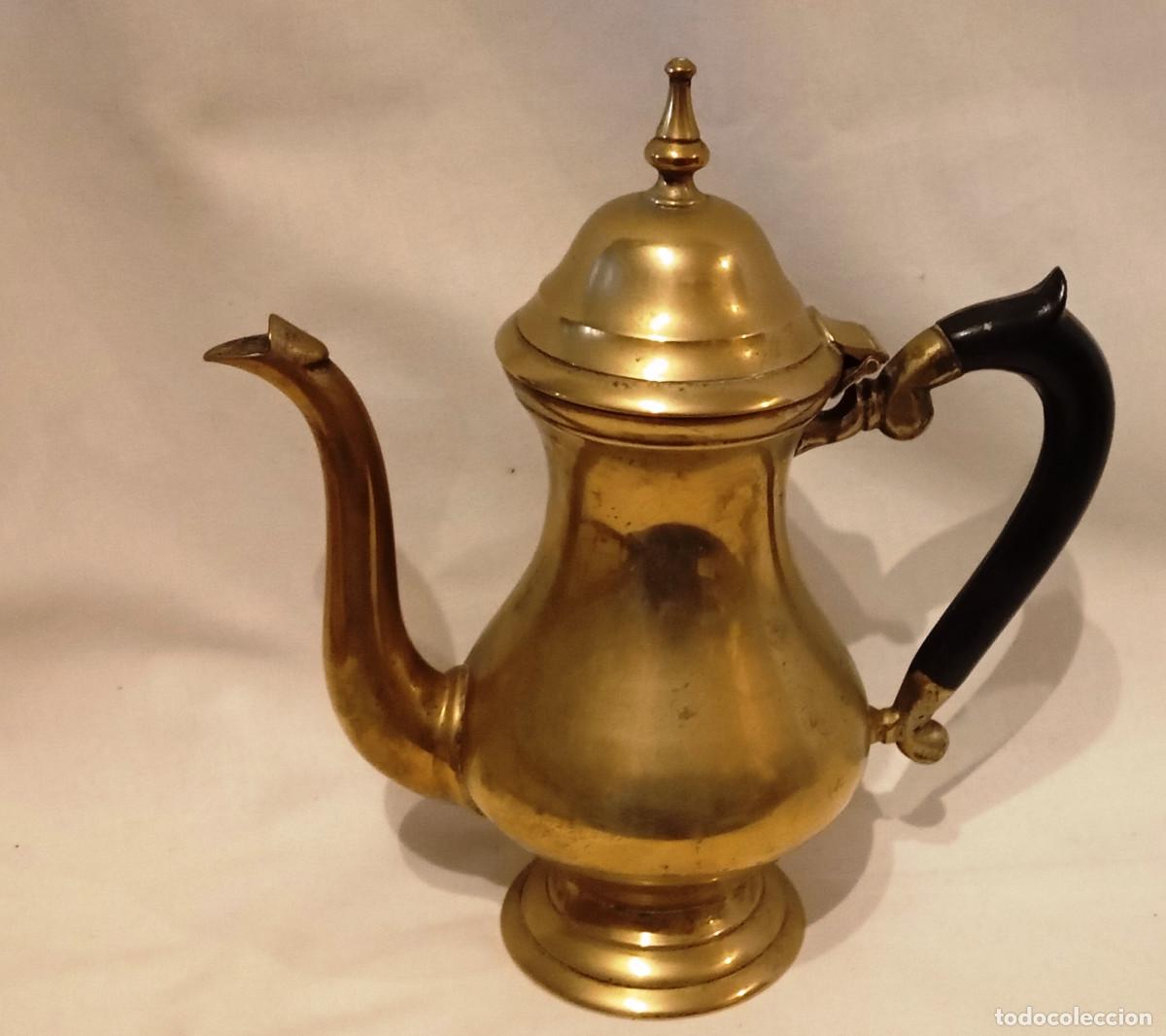 Antig&uuml;edades: Juego de t&eacute; y caf&eacute; ingl&eacute;s dorado - Foto 7