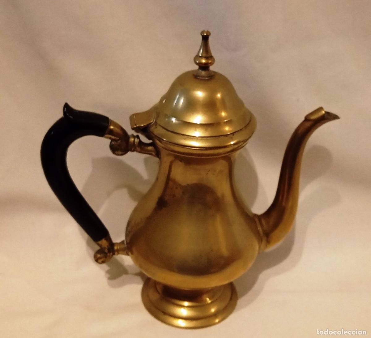 Antig&uuml;edades: Juego de t&eacute; y caf&eacute; ingl&eacute;s dorado - Foto 8
