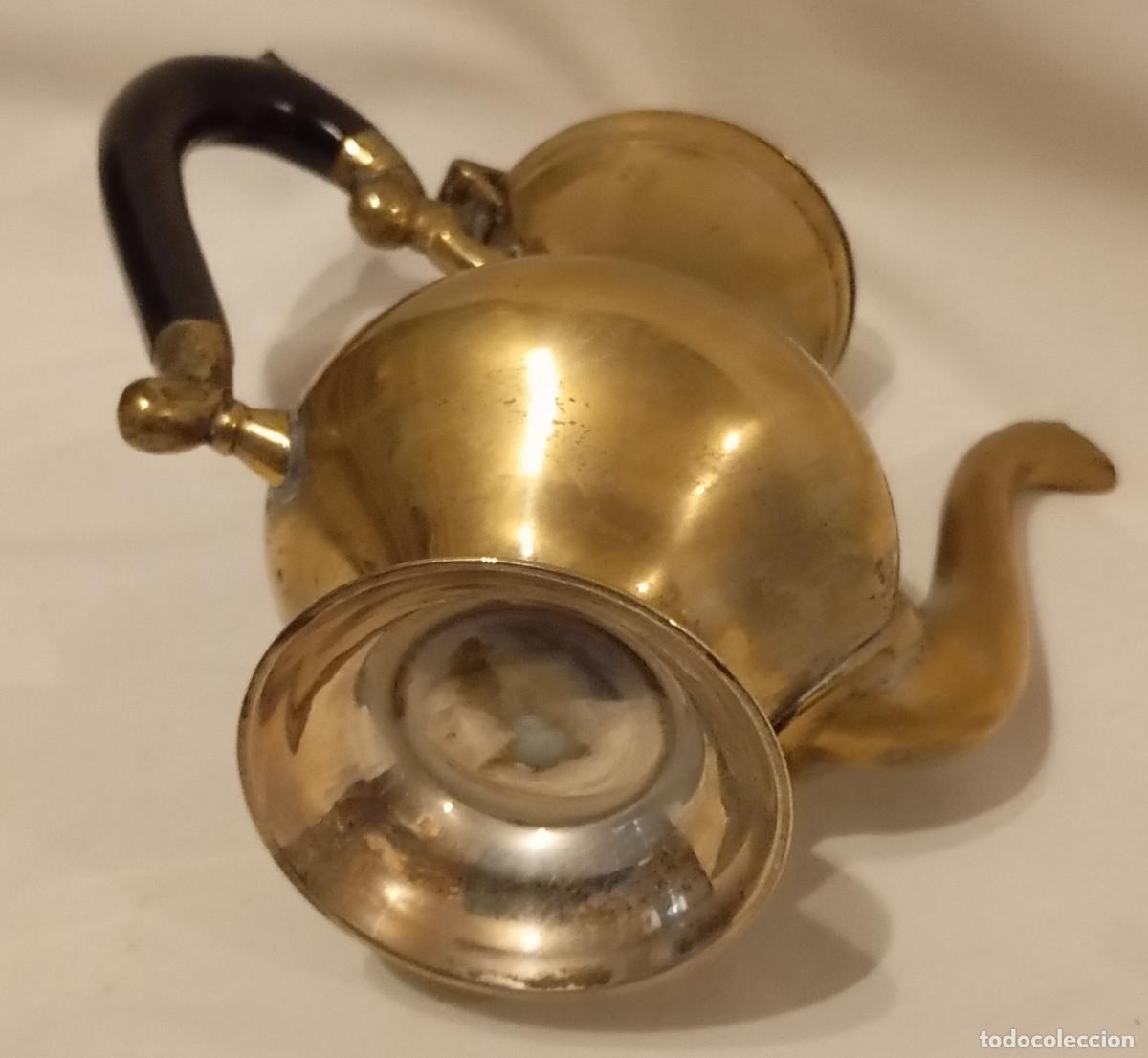 Antig&uuml;edades: Juego de t&eacute; y caf&eacute; ingl&eacute;s dorado - Foto 10