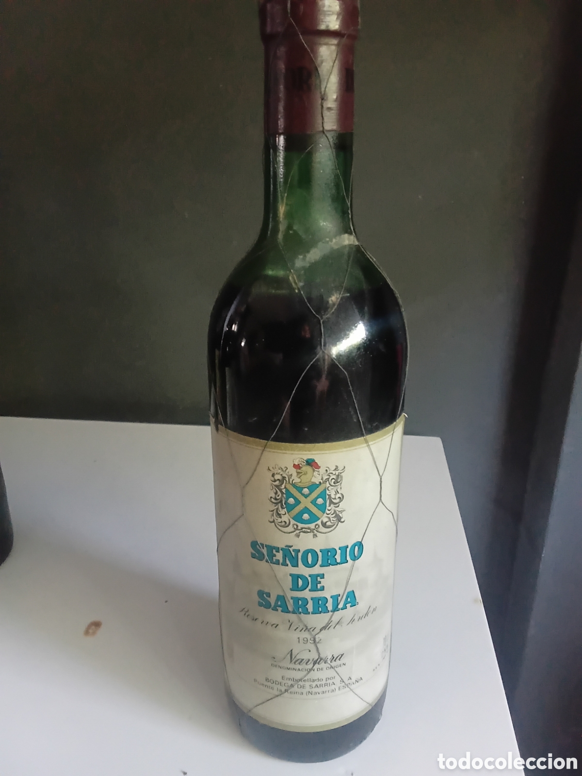 Antig&uuml;edades: Lote 3 Botellas Vinos Antiguos Coleccionables - Rioja y Navarra 1987-1992