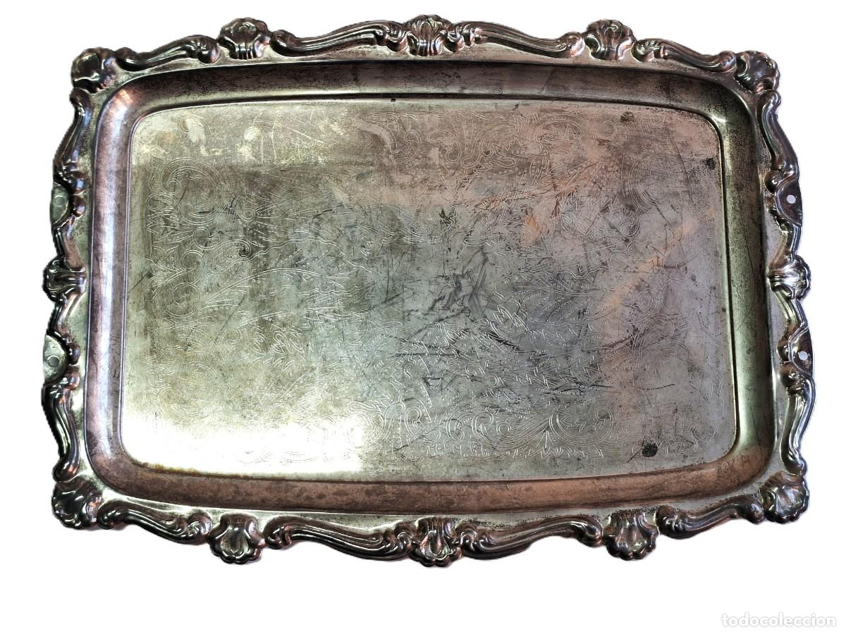 Antig&uuml;edades: BANDEJA ANTIGUA DE 47X34 CM.