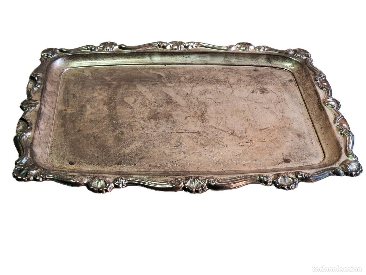 Antig&uuml;edades: BANDEJA ANTIGUA DE 47X34 CM. - Foto 2