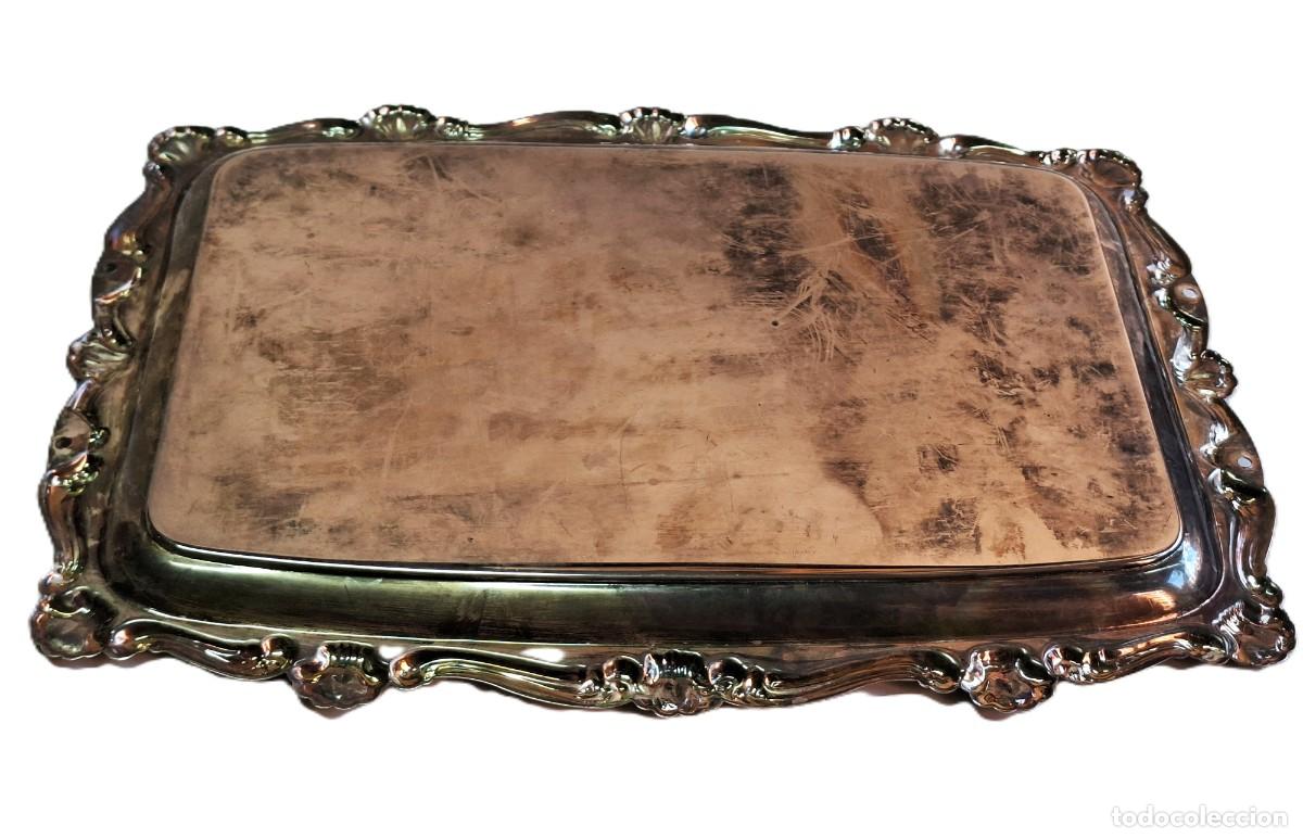 Antig&uuml;edades: BANDEJA ANTIGUA DE 47X34 CM. - Foto 3