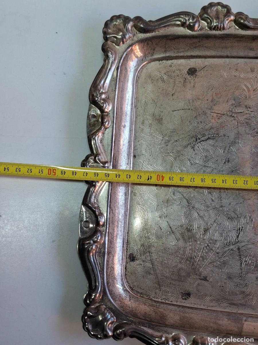 Antig&uuml;edades: BANDEJA ANTIGUA DE 47X34 CM. - Foto 5