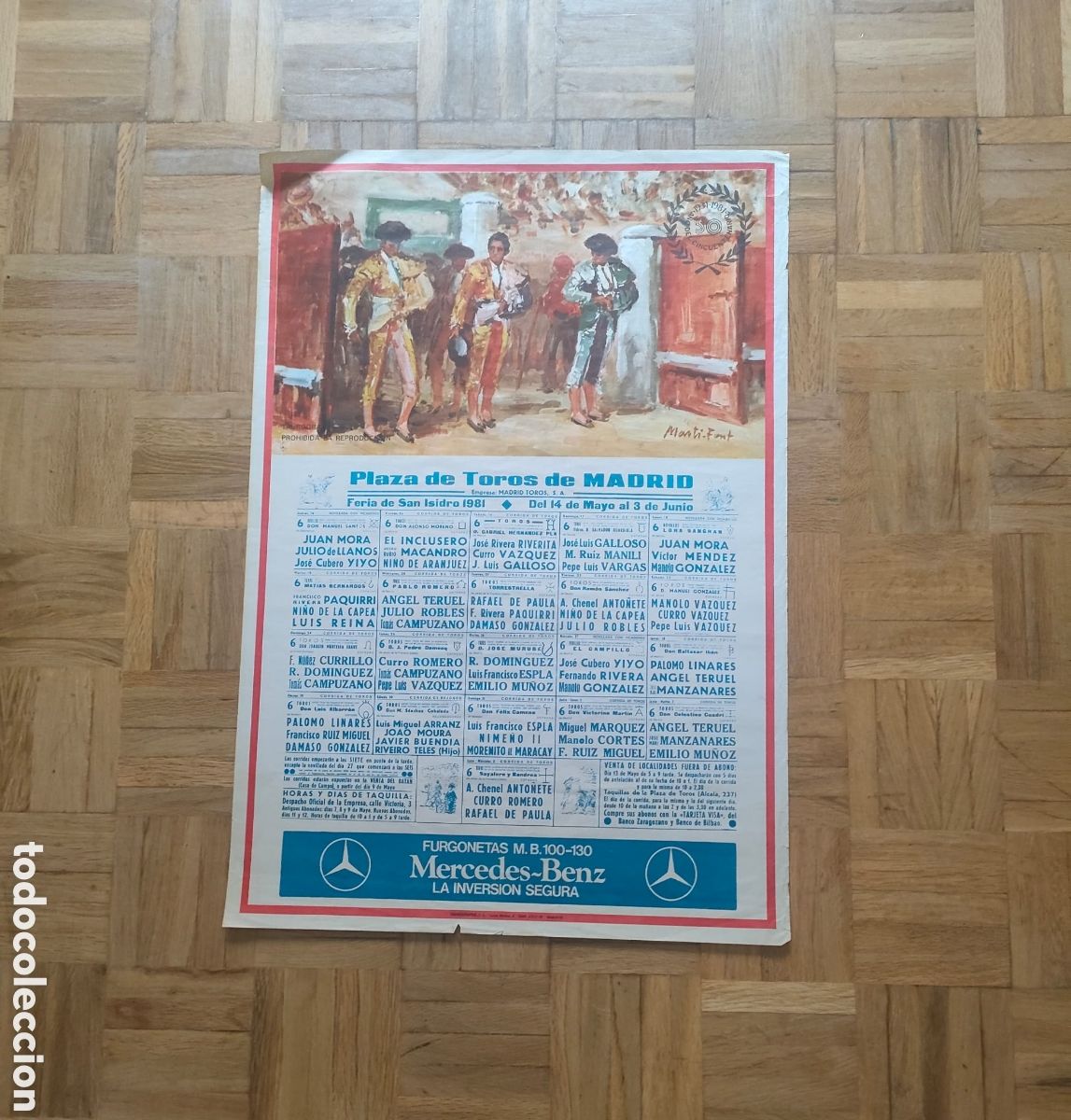 Antiquit&auml;ten: POSTERS TOREROS. MUY ANTIGUO.