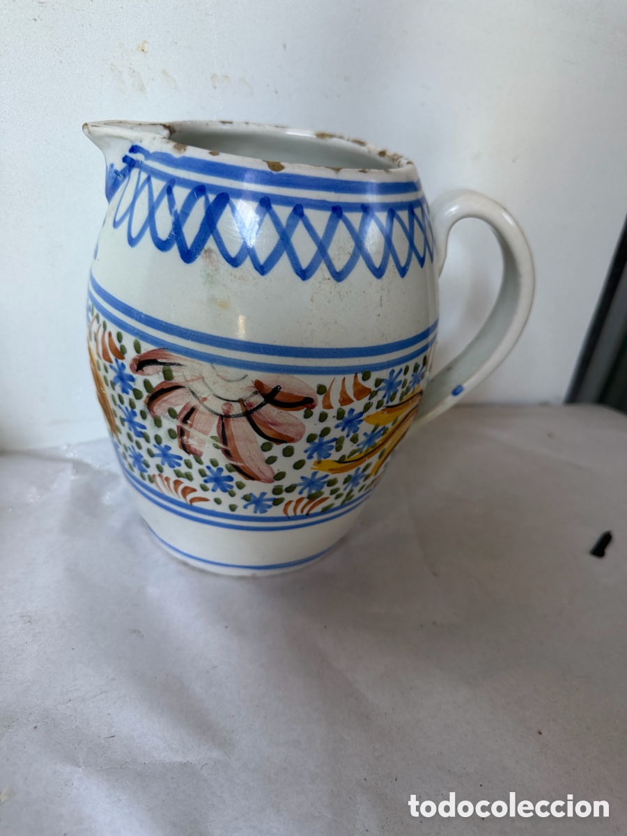 Antig&uuml;edades: Jarra Manises xix 17cm - Foto 2