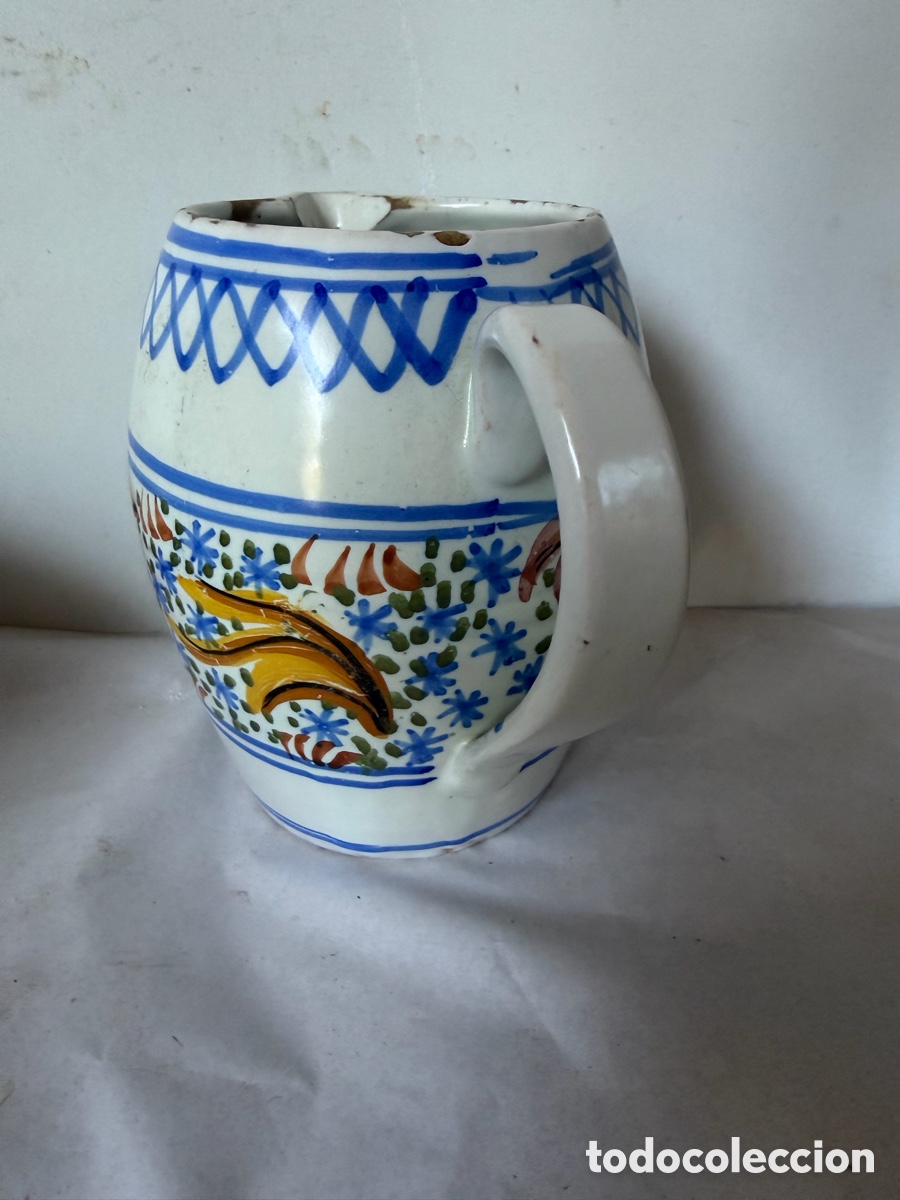 Antig&uuml;edades: Jarra Manises xix 17cm - Foto 4