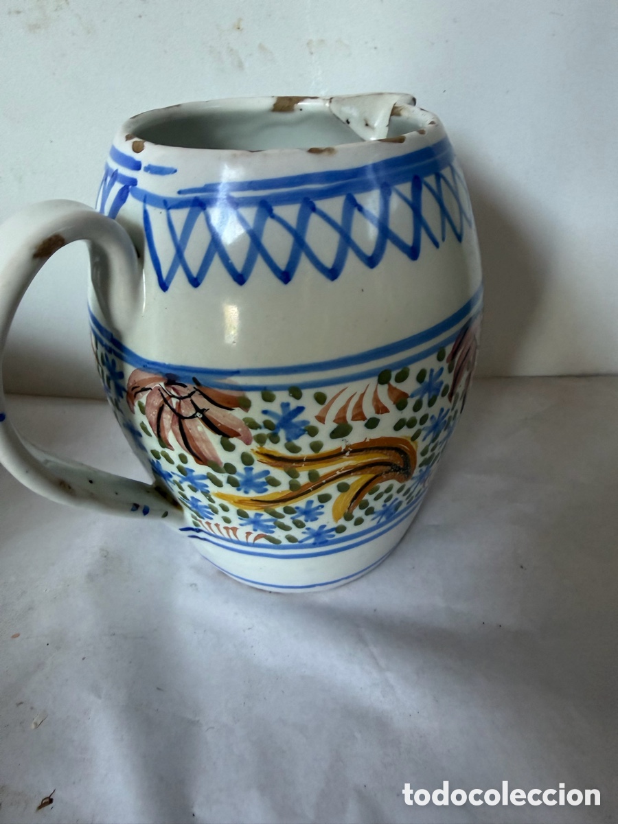 Antig&uuml;edades: Jarra Manises xix 17cm - Foto 5