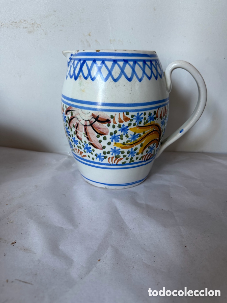 Antig&uuml;edades: Jarra Manises xix 17cm