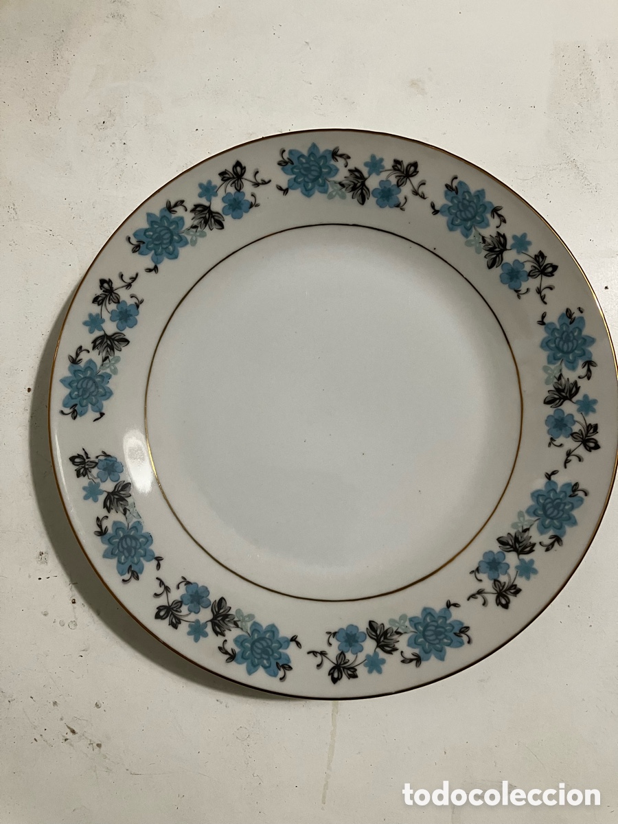 Antig&uuml;edades: Platos porcelana de postre