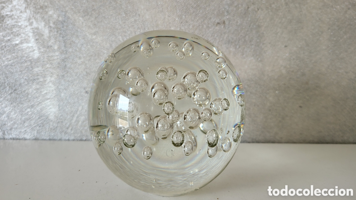 Antig&uuml;edades: PISAPAPELES DE MURANO CRISTAL TRANSPARENTE - Foto 5