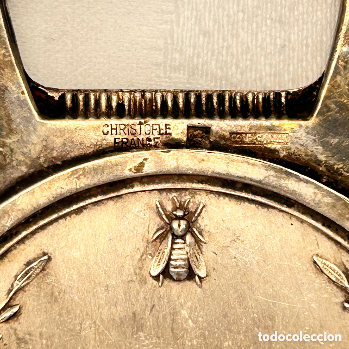 Antig&uuml;edades: Abridor de botellas Christofle plateado. - Foto 3