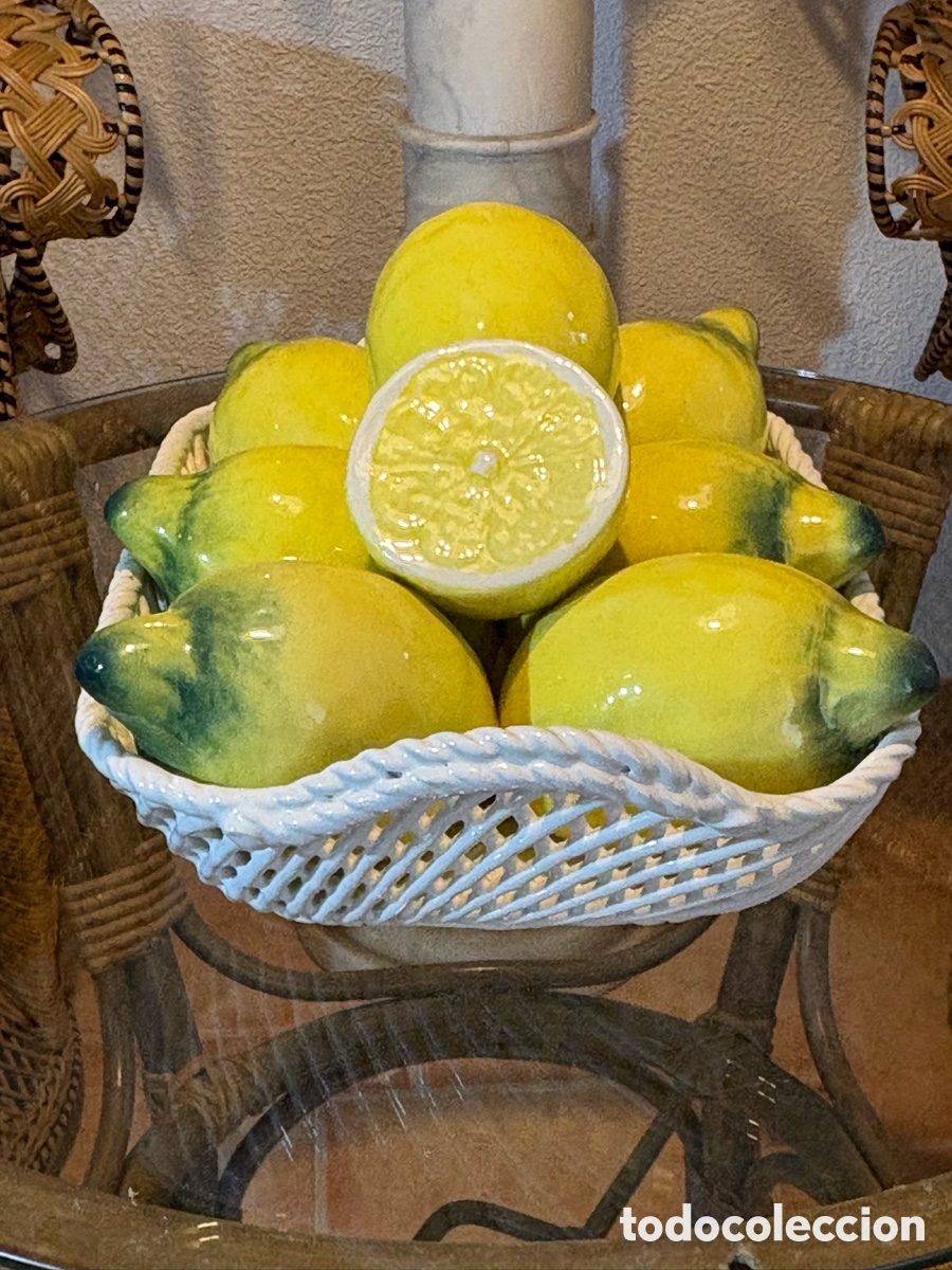Antig&uuml;edades: CENTRO DE MANISES CON LIMONES - Foto 3
