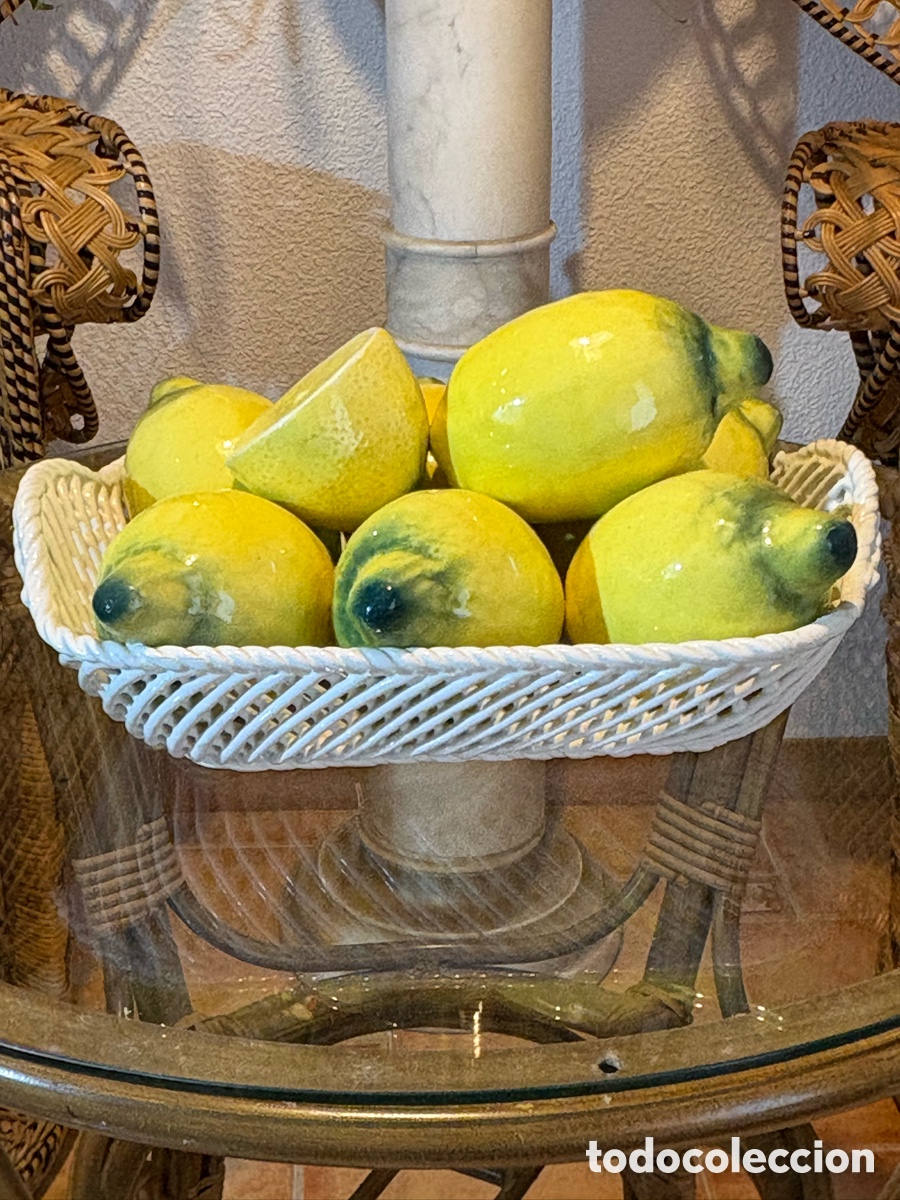 Antig&uuml;edades: CENTRO DE MANISES CON LIMONES - Foto 4