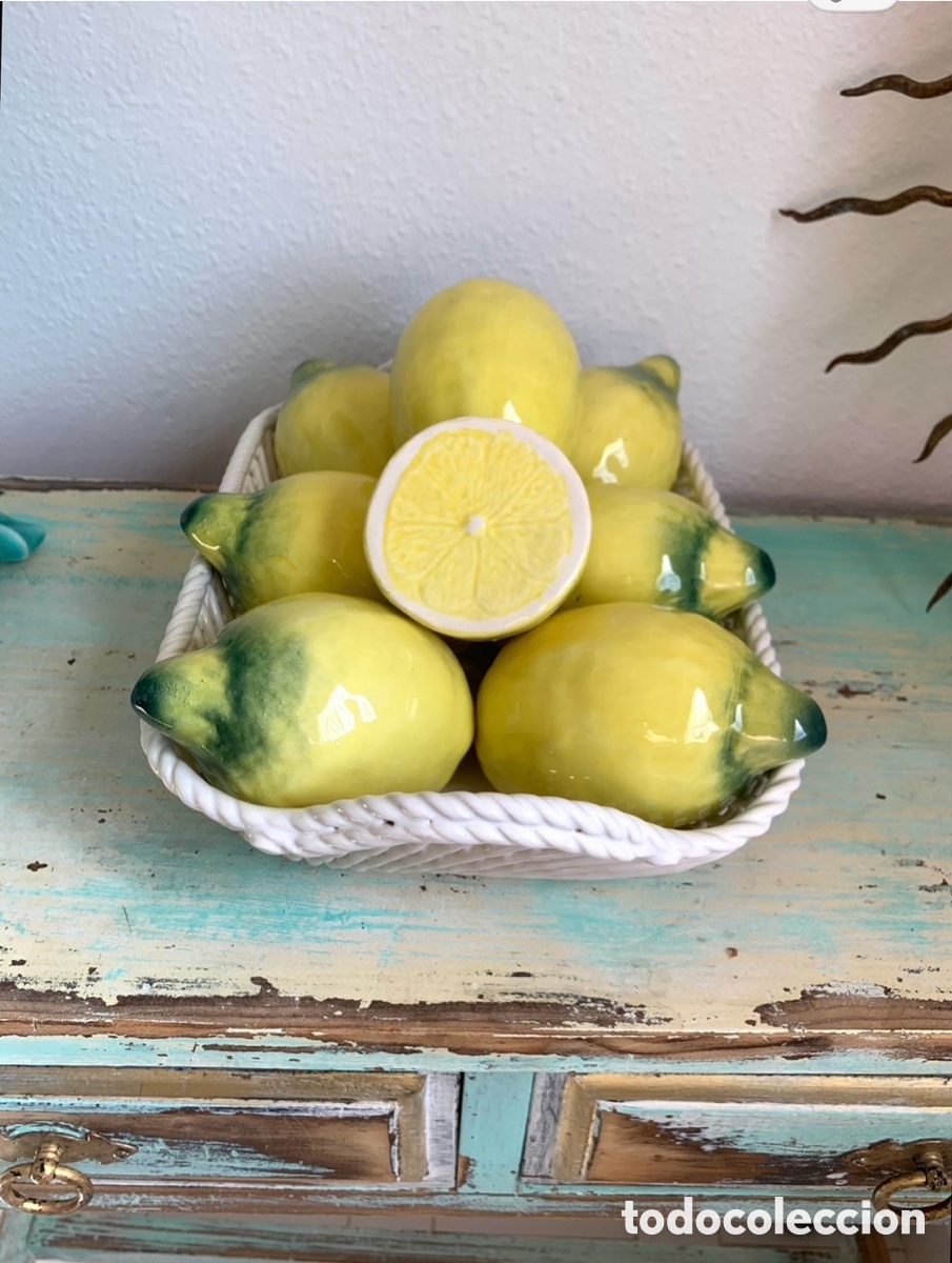 Antig&uuml;edades: CENTRO DE MANISES CON LIMONES - Foto 6