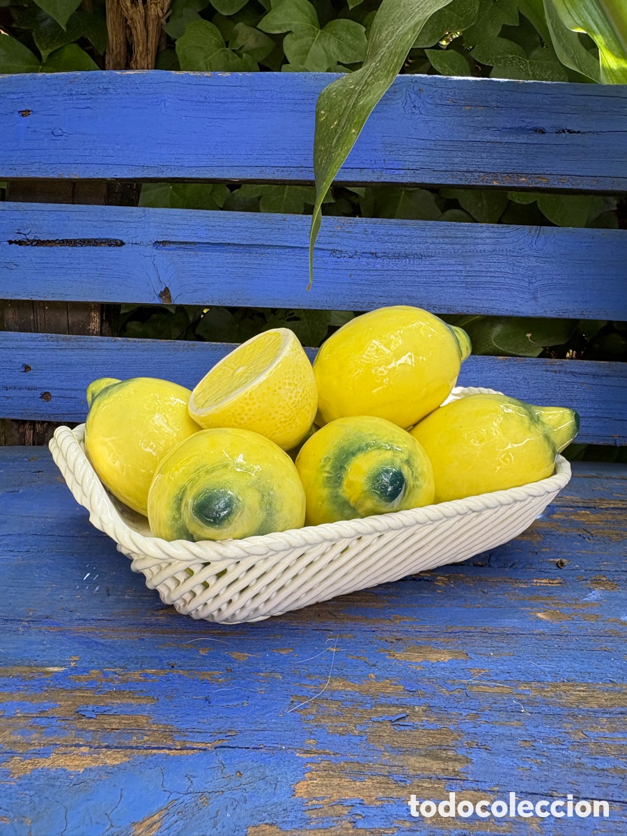 Antig&uuml;edades: CENTRO DE MANISES CON LIMONES - Foto 8