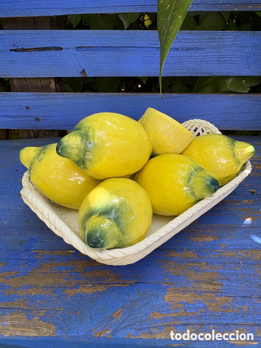 Antig&uuml;edades: CENTRO DE MANISES CON LIMONES - Foto 11