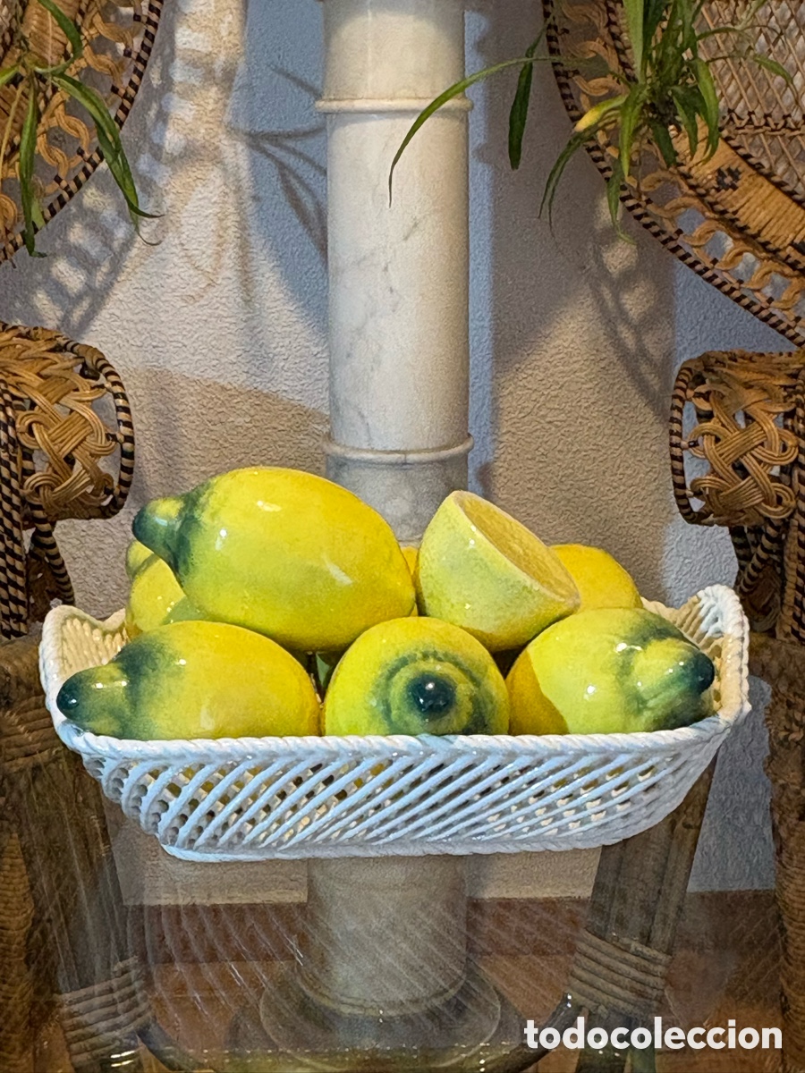 Antig&uuml;edades: CENTRO DE MANISES CON LIMONES - Foto 1