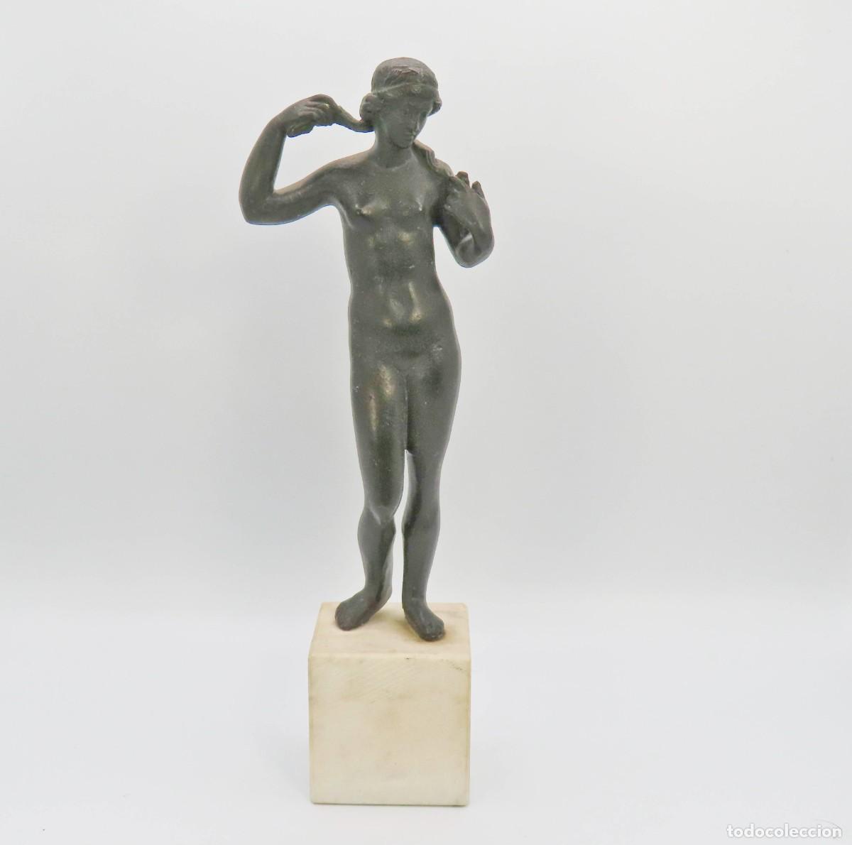 Antig&uuml;edades: VENUS DE WELS ANADIOMENA ESTATUILLA REPLICA METAL
