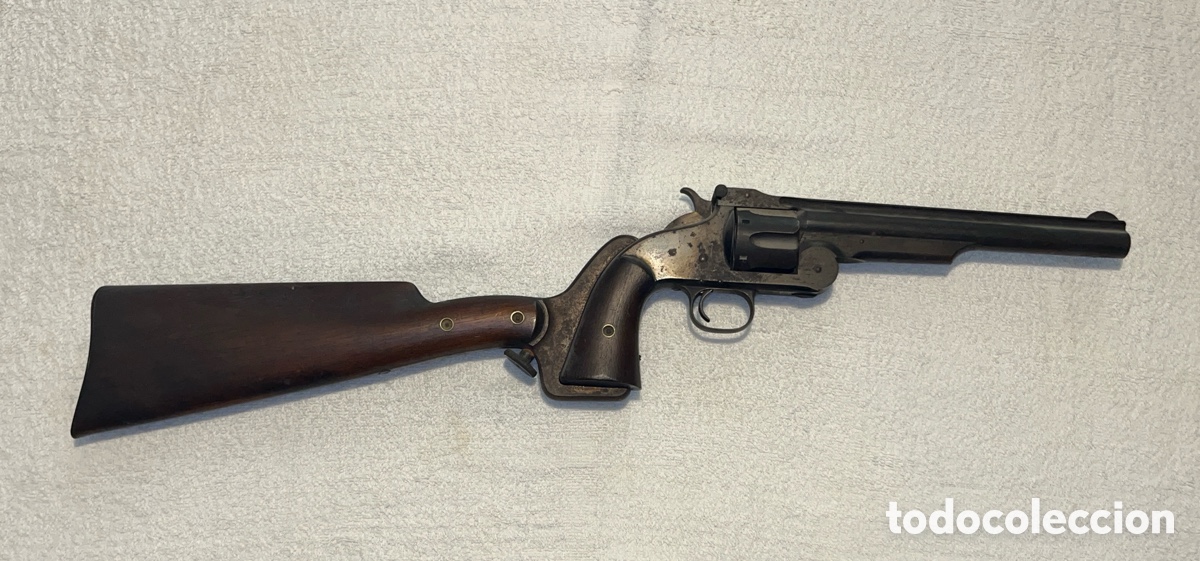 Antig&uuml;edades: Pistola Colt con culata acoplable