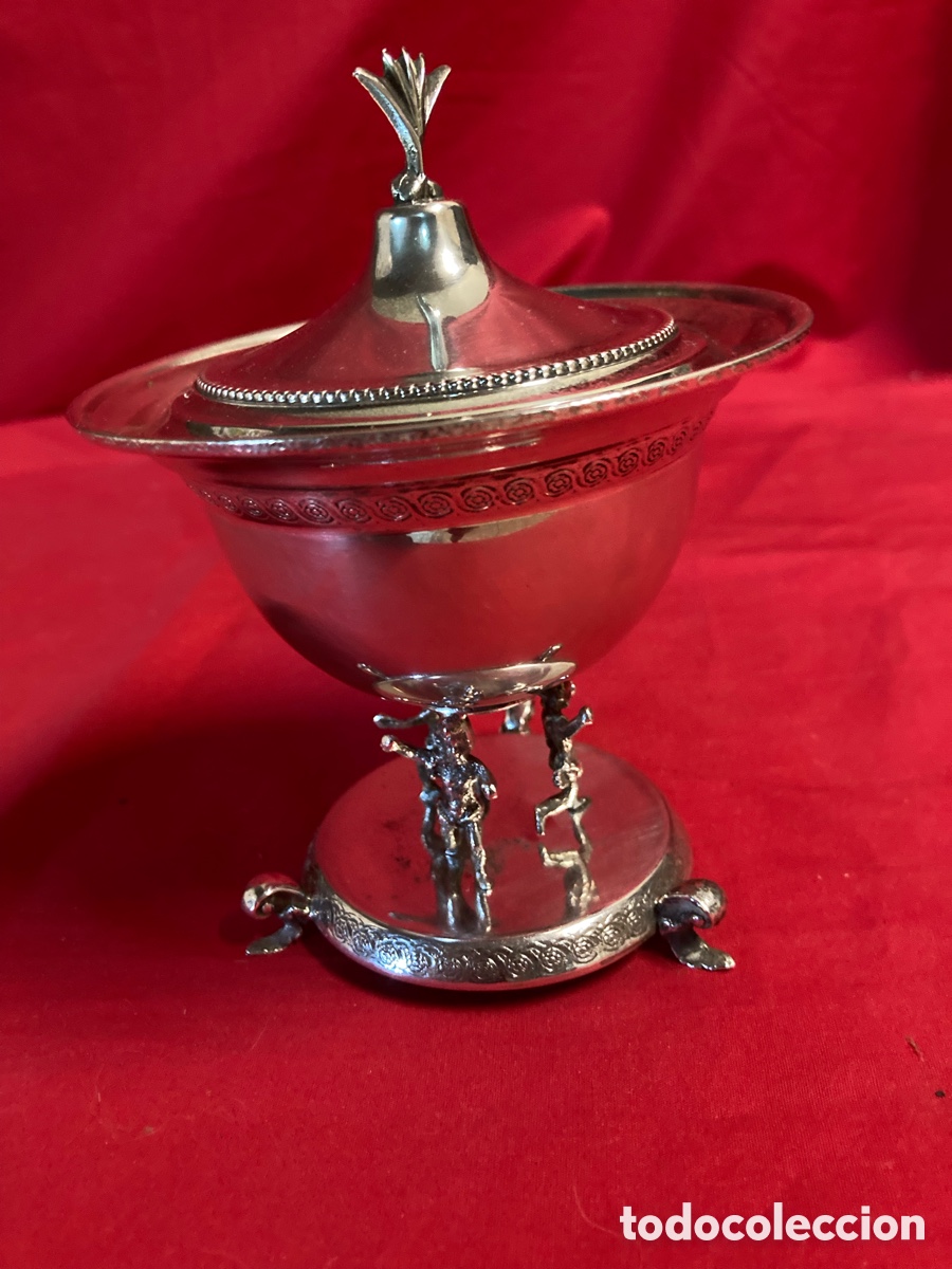 Antig&uuml;edades: ANTIGUA COPA BENDITERA DE PLATA