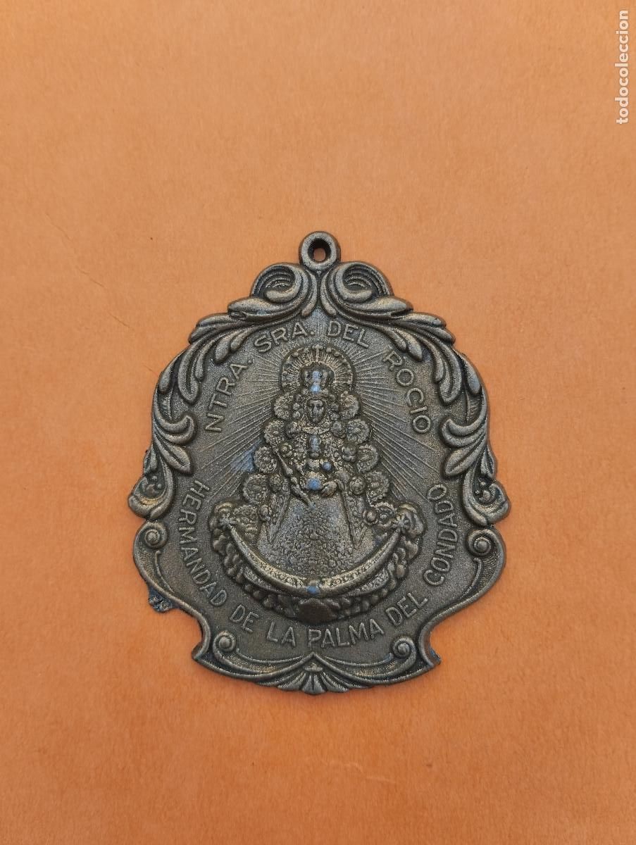 Antig&uuml;edades: MEDALLA HERMANDAD VIRGEN DEL ROCIO DE LA PALMA DEL CONDADO, HUELVA