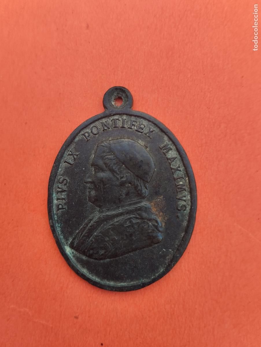 Antig&uuml;edades: Medalla religiosa - PIO IX PIVS IX PONTIFEX MAXIMUS. VATICANO. 1869.