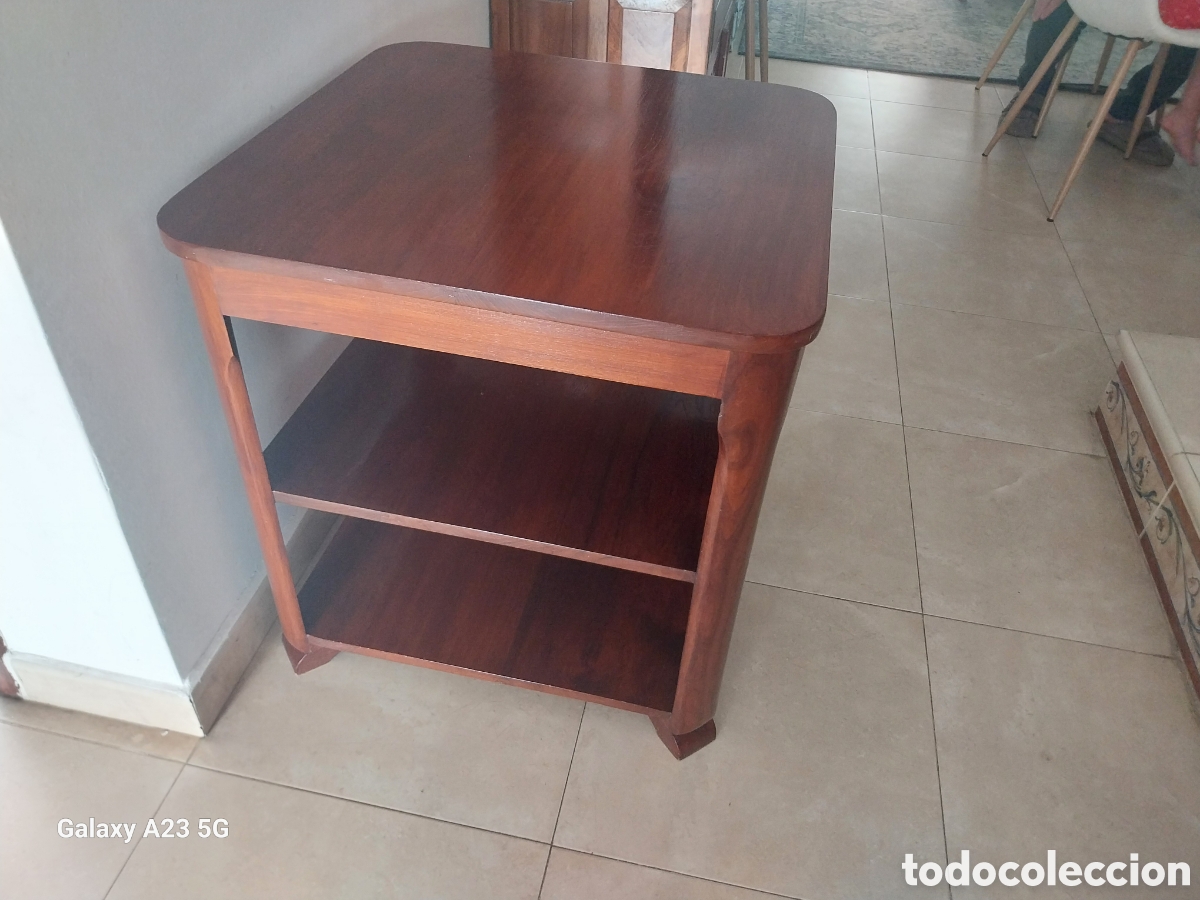 Antig&uuml;edades: Mesa auxiliar de teka - Foto 3