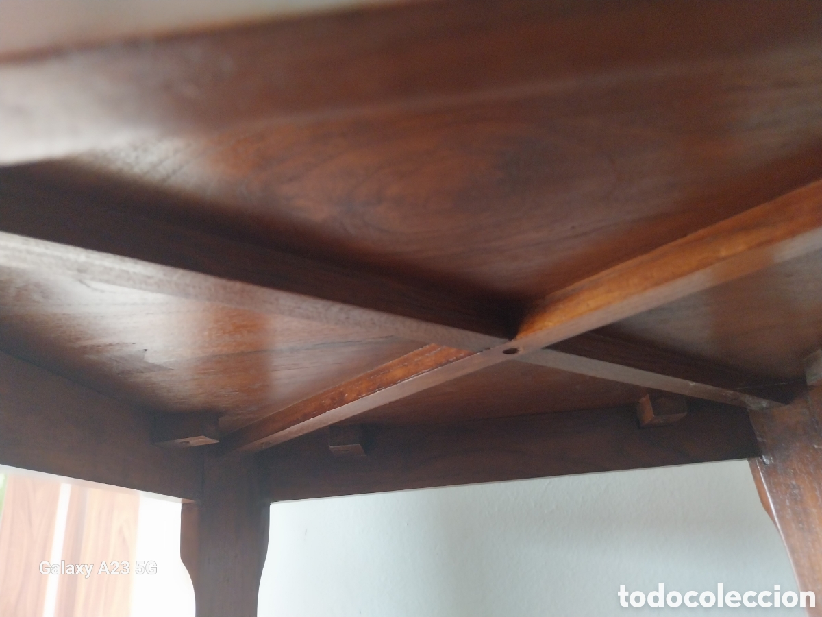 Antig&uuml;edades: Mesa auxiliar de teka - Foto 5