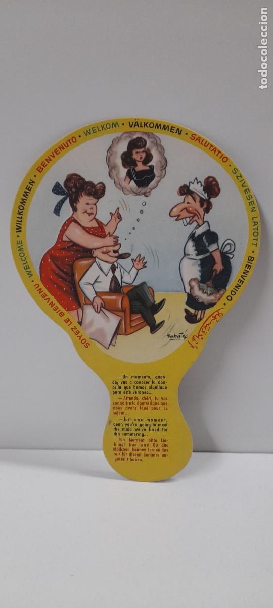 Antig&uuml;edades: ANTIGUO PAY PAY CHISTE . DIBUJOS SABATES . SIN PROPAGANDA . A&Ntilde;OS 50 / 60