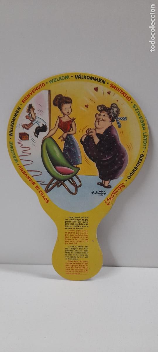 Antig&uuml;edades: ANTIGUO PAY PAY CHISTE . DIBUJOS SABATES . SIN PROPAGANDA . A&Ntilde;OS 50 / 60