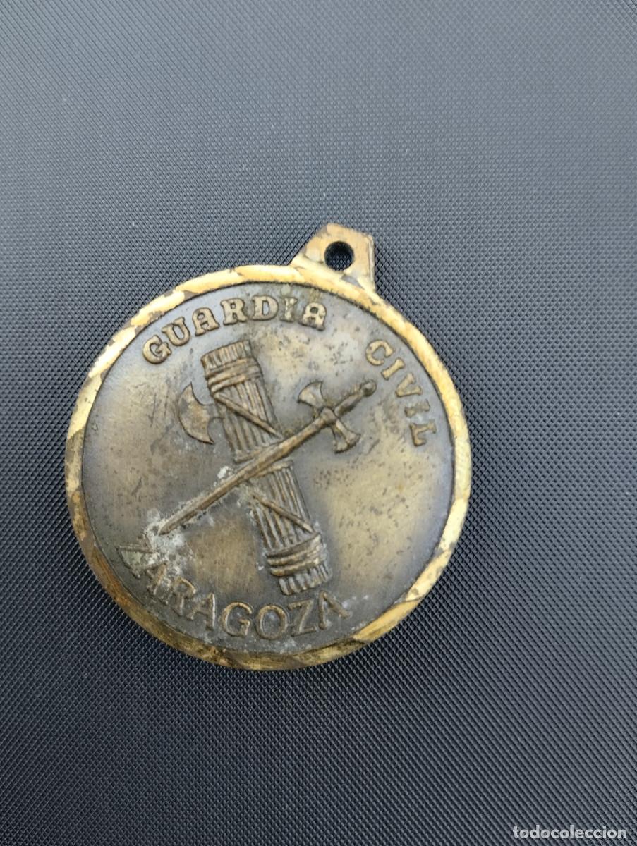 Antig&uuml;edades: MEDALLA VIRGEN DEL PILAR. ZARAGOZA, GUARDIA CIVIL