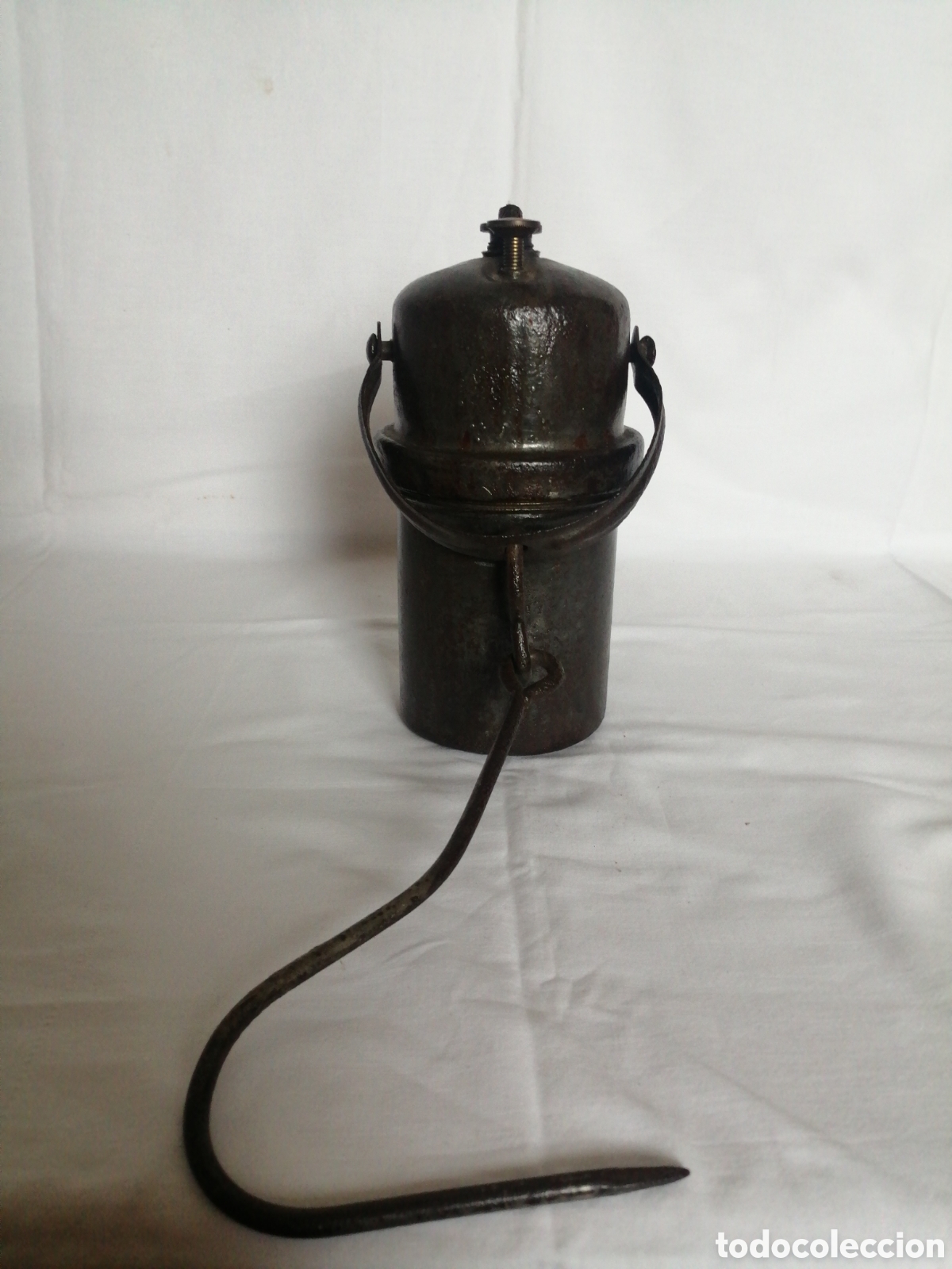 Antig&uuml;edades: Candil o l&aacute;mpara de carburo. - Foto 4