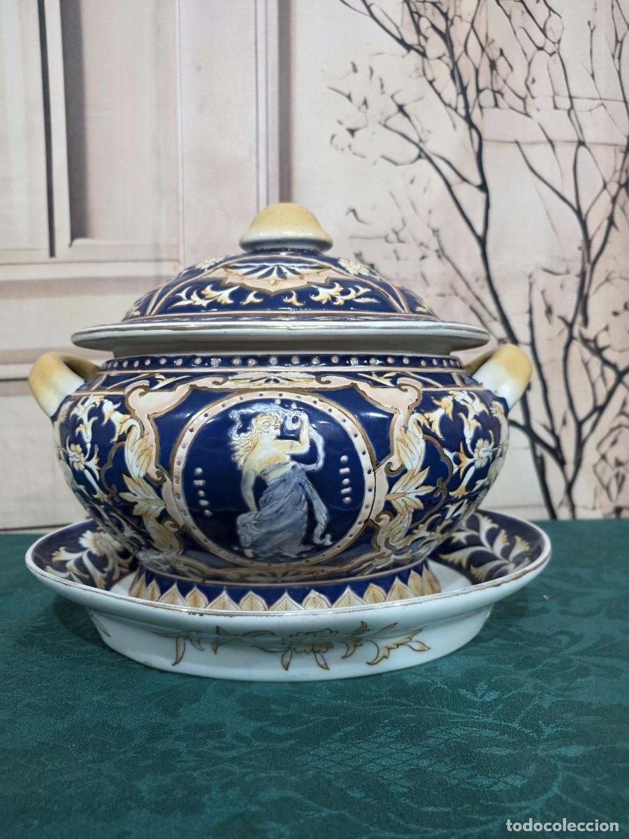 Antig&uuml;edades: Sopera de porcelana china - Foto 2