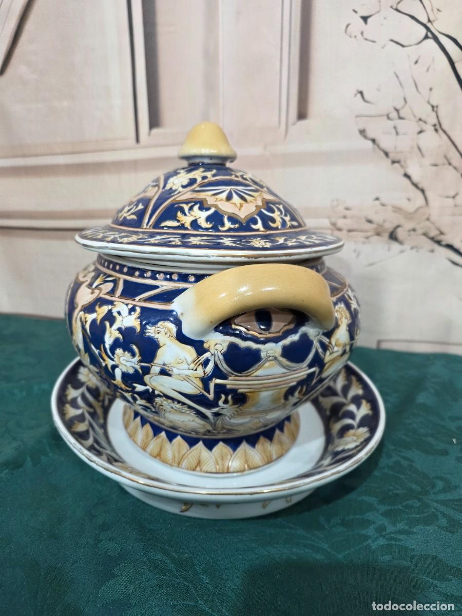 Antig&uuml;edades: Sopera de porcelana china - Foto 3