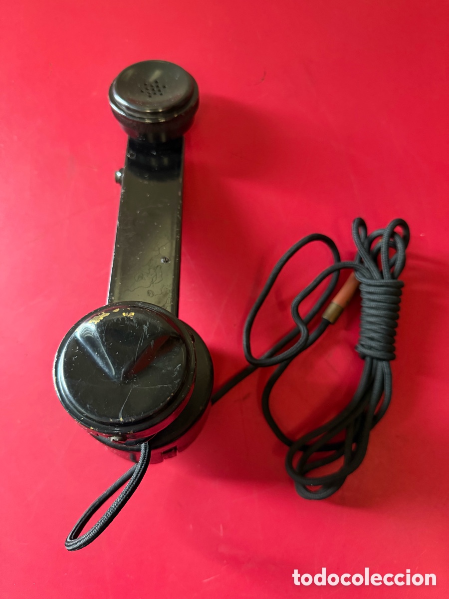 Antiquit&eacute;s: Tel&eacute;fono antiguo militar con marcador