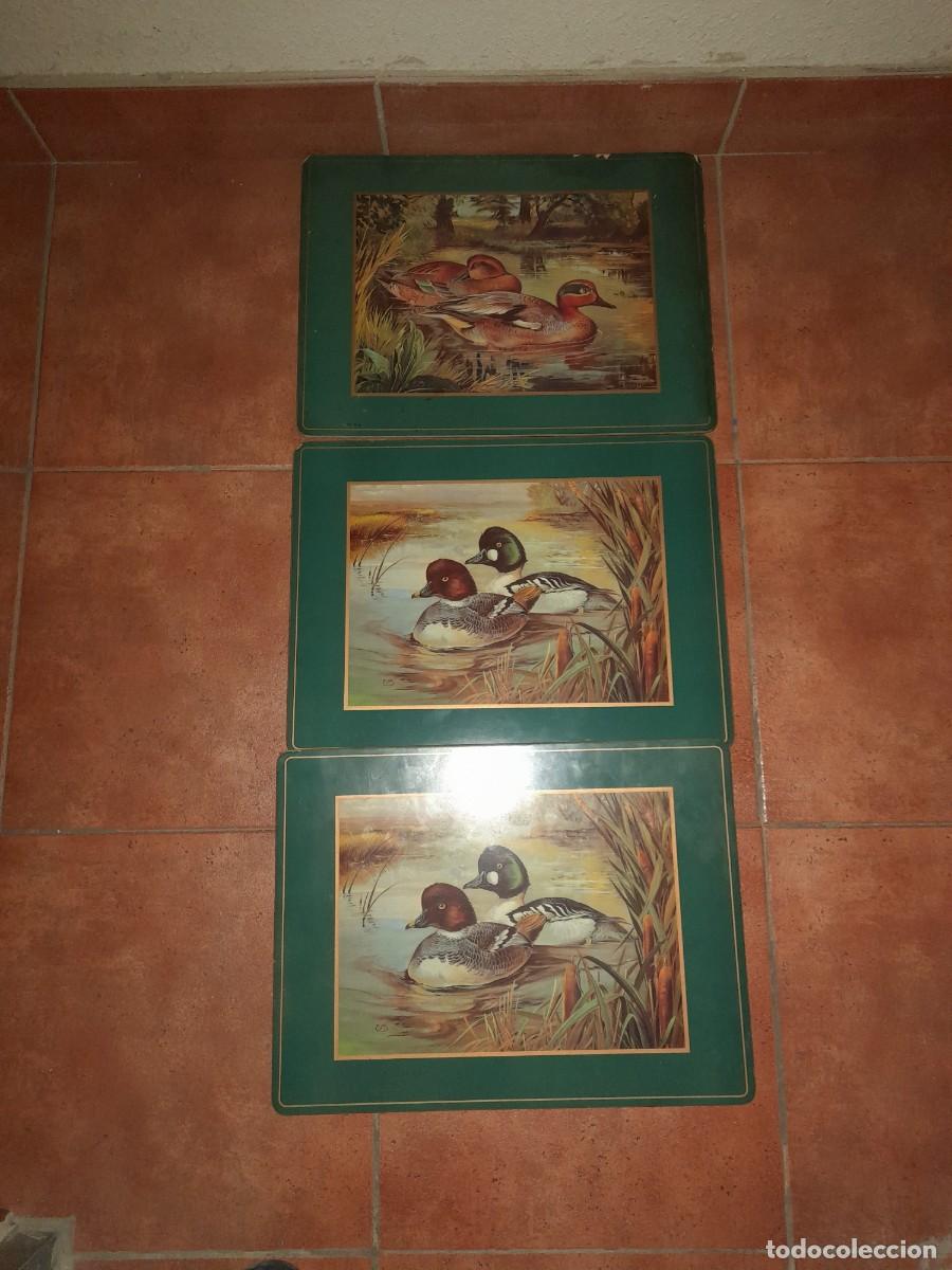 Antig&uuml;edades: TRES MANTELES INDIVIDUALES DIFERENTES PIMPERNEL 30 x 40 cm - MADE IN ENGLAND