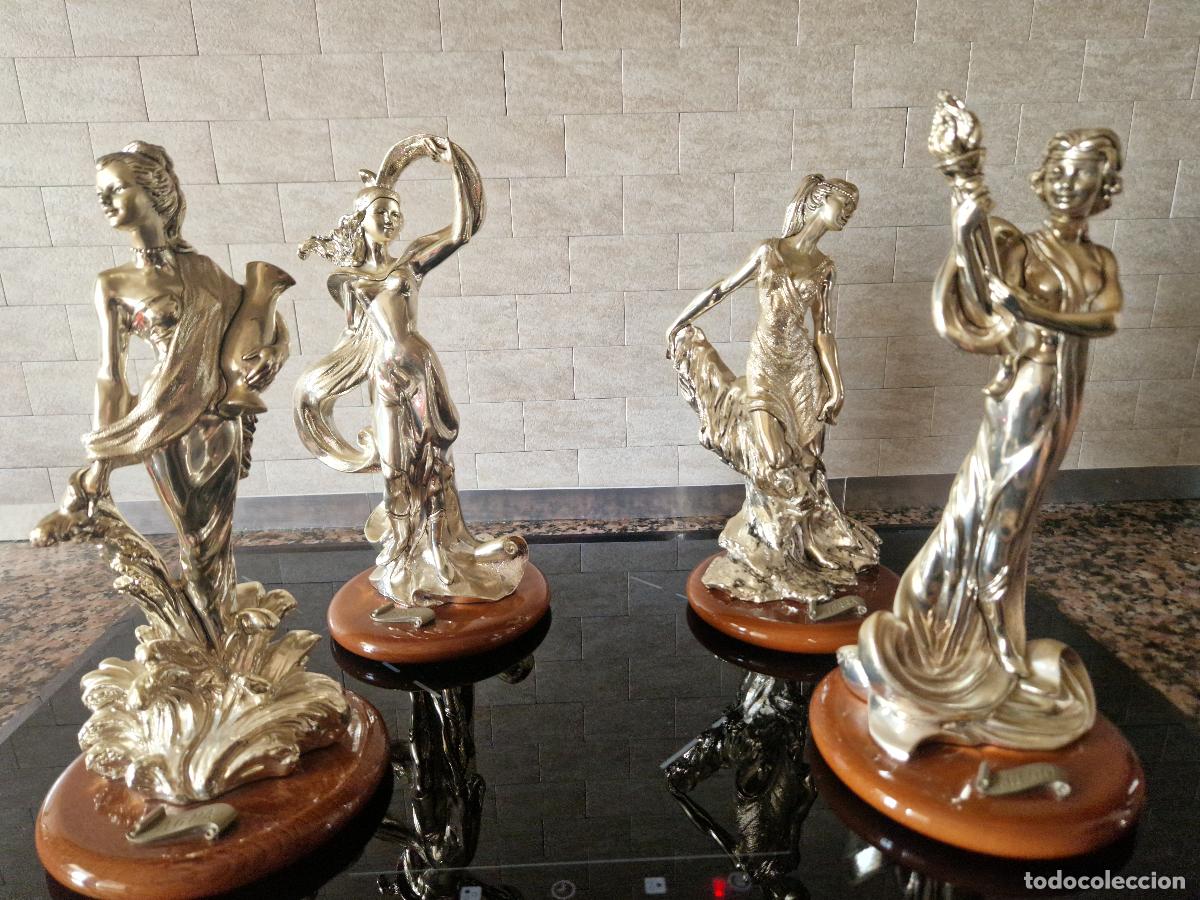 Antig&uuml;edades: Figuras &rdquo;I Quattro elementi&rdquo; de Marcello Giorgio - Foto 1