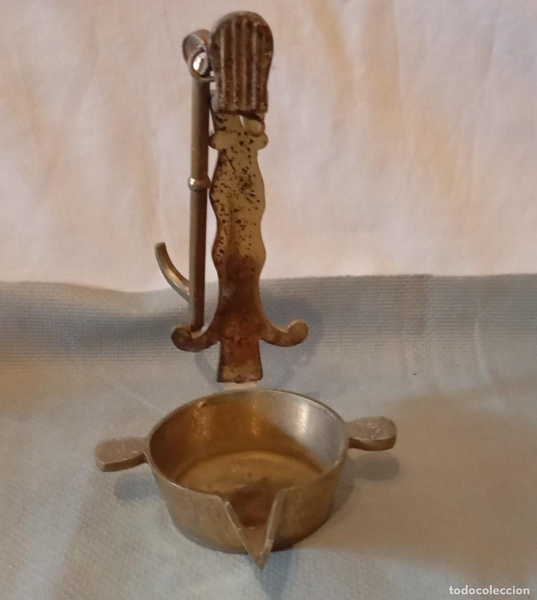 Antig&uuml;edades: L&aacute;mpara Aceite Antigua Candil bronce - Foto 1