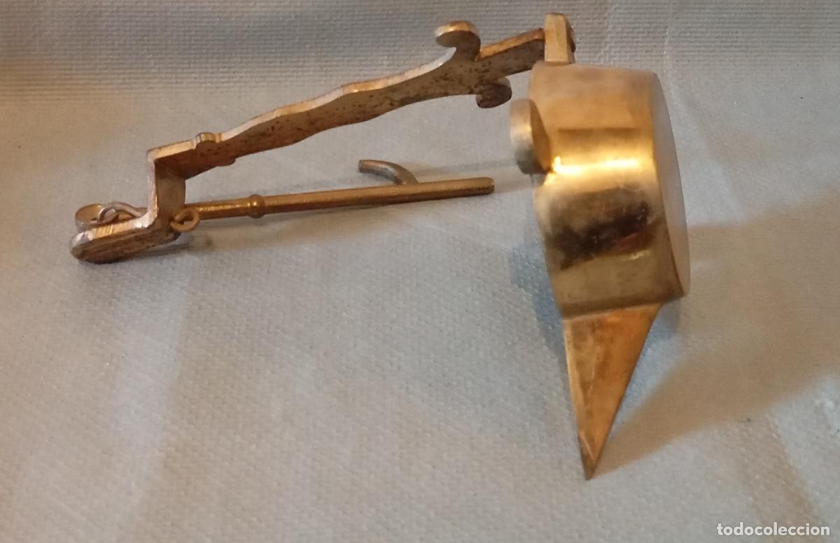 Antig&uuml;edades: L&aacute;mpara Aceite Antigua Candil bronce - Foto 6