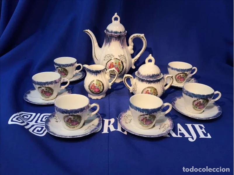 Antig&uuml;edades: Juego de T&eacute; victoriano. Porcelana japonesa