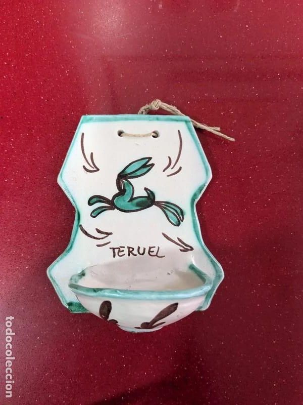 Antig&uuml;edades: Benditera Verde y Blanca - Foto 1