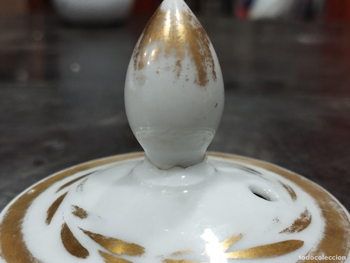 Antig&uuml;edades: CAFETERA FRANCESA DE PORCELANA IMPERIO - Foto 11