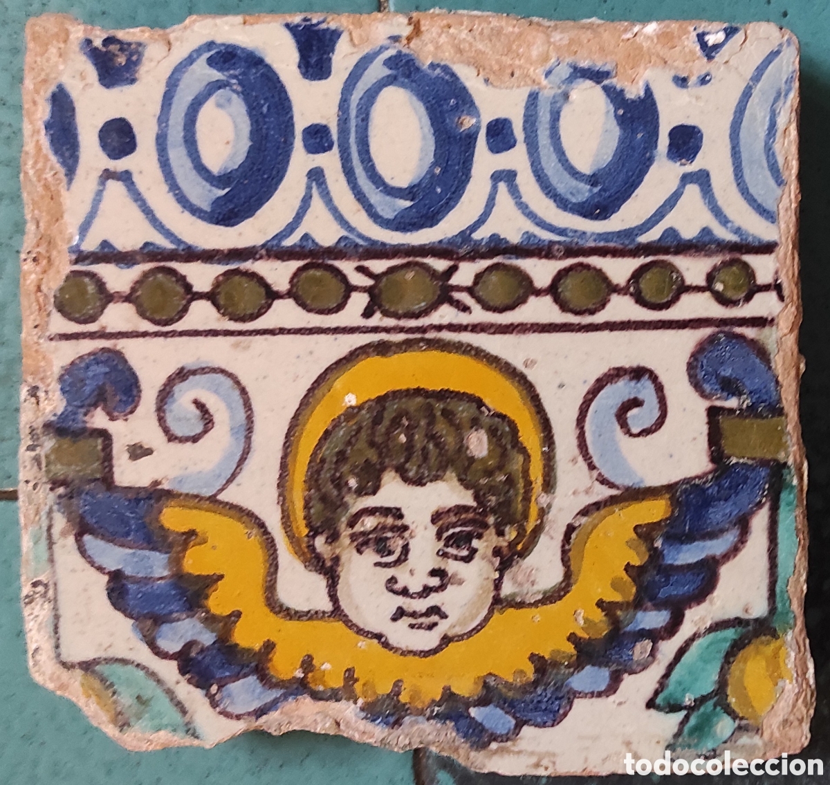 Antig&uuml;edades: Azulejo de Triana de finales del siglo XVI.