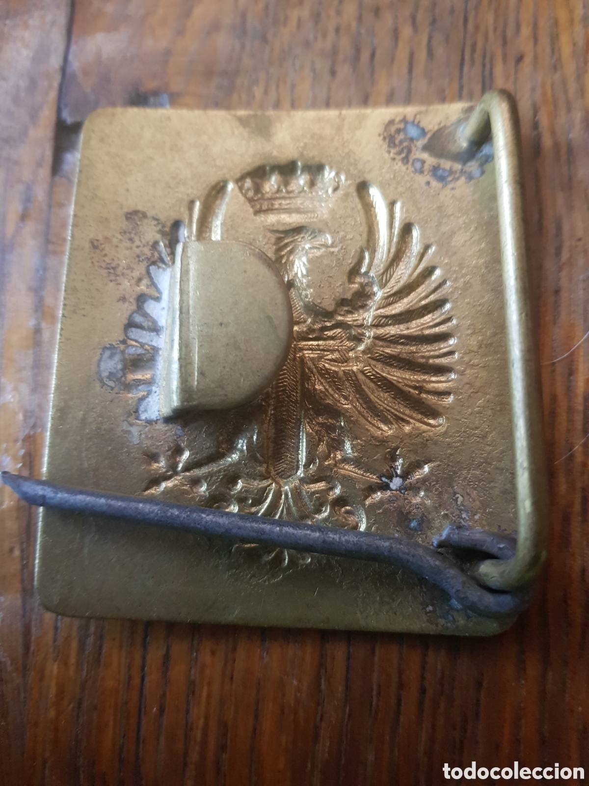 Antig&uuml;edades: ANTIGUA HEBILLA MILITAR - Foto 2